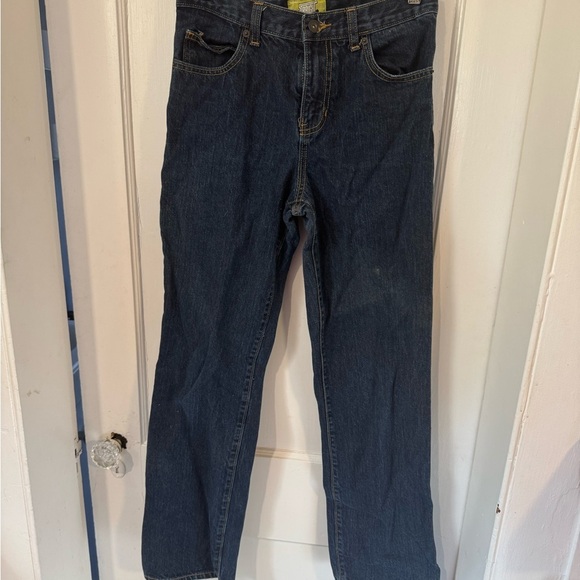 Old Navy Blue Straight Leg Jeans - Picture 2 of 7